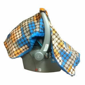 BOGO: Car seat Canopy Minky Dot Blanket